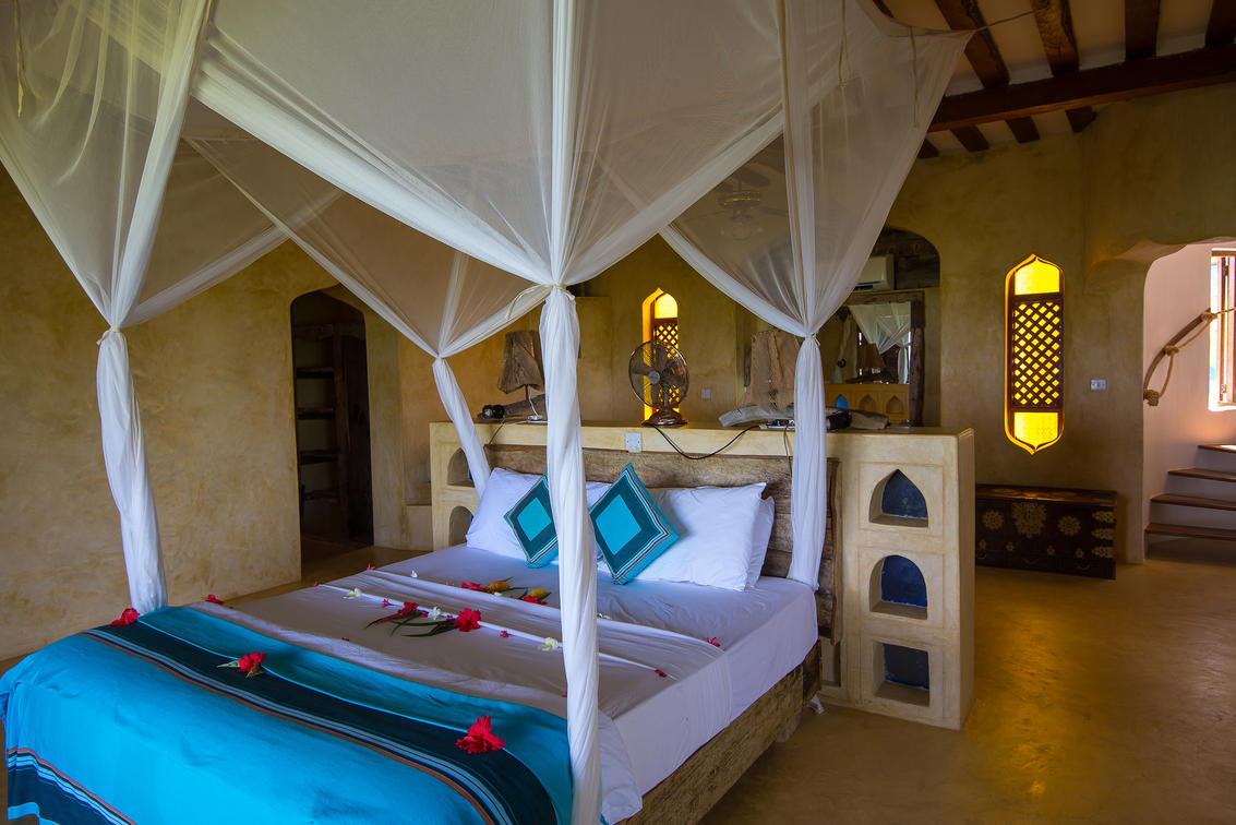 Matemwe Retreat guest-bed