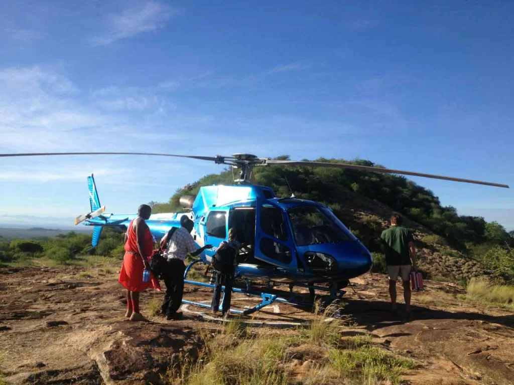North & South Equator by Air Helicopter-scenic ride saruni samburu