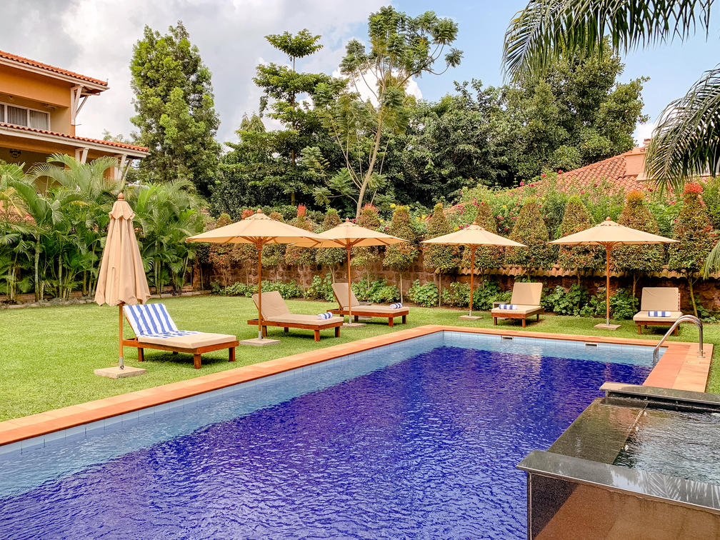 Number Five Boutique Entebbe pool