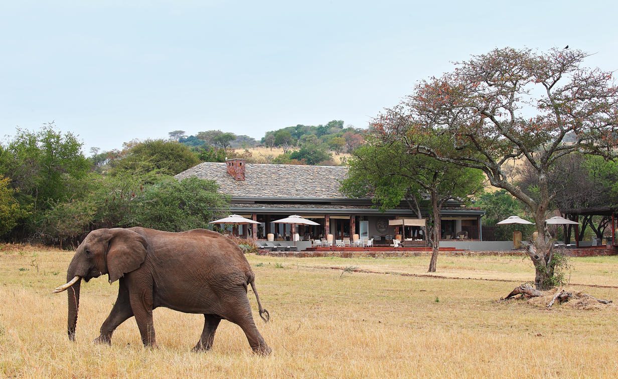 Serengeti House exterior Grumeti Game Reserve - Serengeti