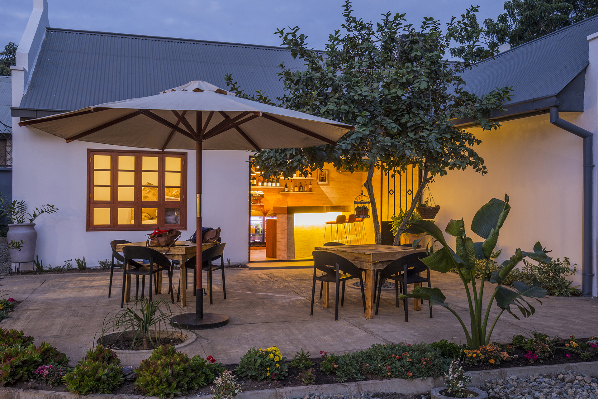 Villa Maua View of Bar and Seats Outside